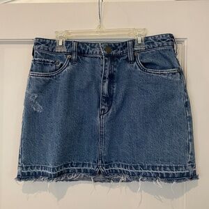 Free People jean skirt size 6